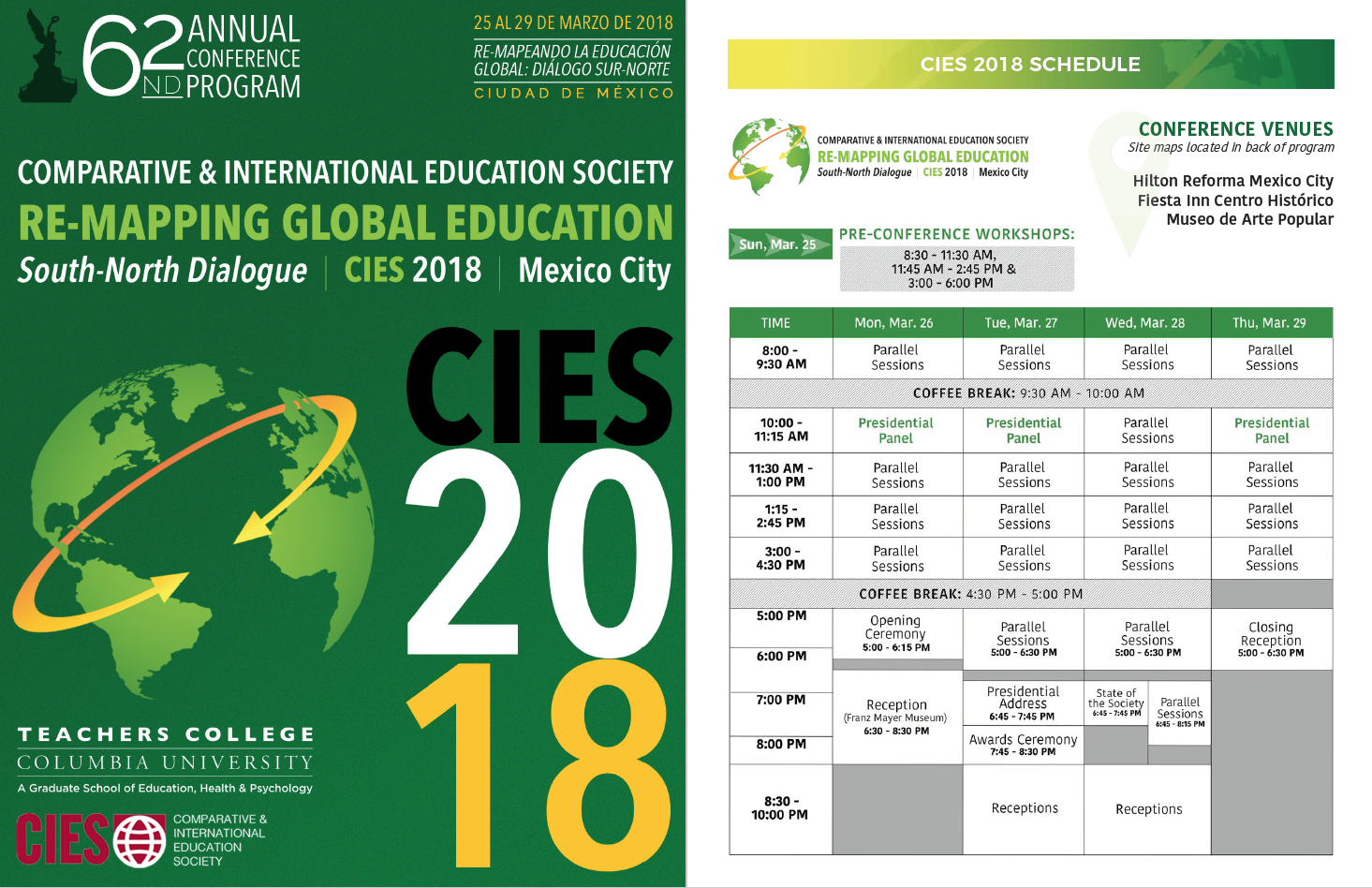 CIES 2018 Mexico City Program Book Now Available! ISCEST Nigeria